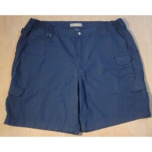 5.11 Tactical Cargo Shorts Size 42x8.5 Men's Navy Blue